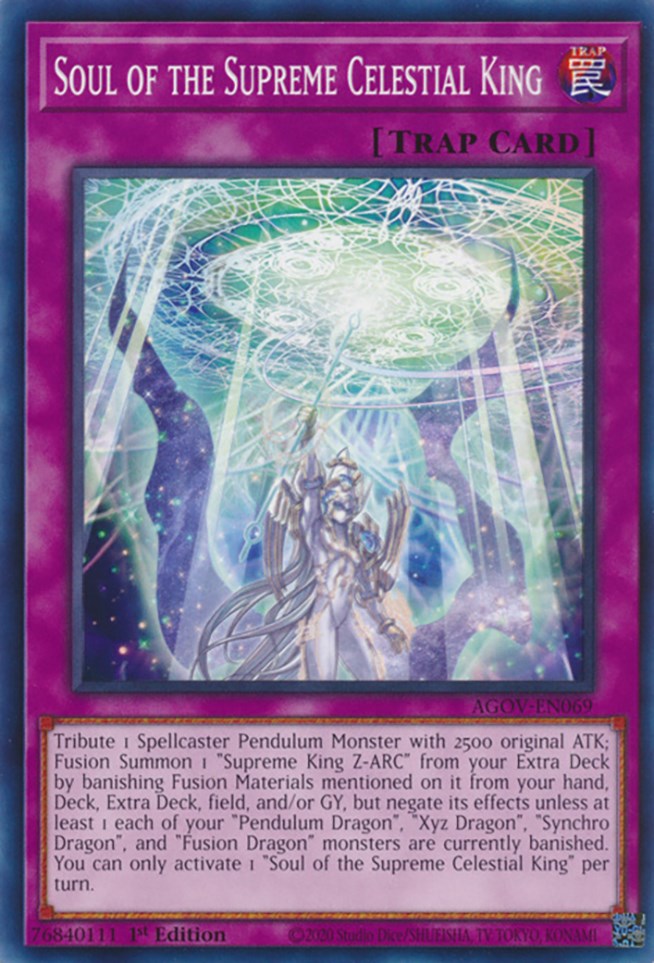 Soul of the Supreme Celestial King [AGOV-EN069] Common - Card Brawlers | Quebec | Canada | Yu-Gi-Oh!