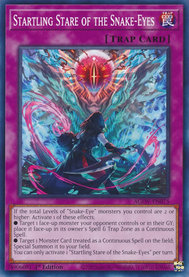 Startling Stare of the Snake-Eyes [AGOV-EN075] Common - Card Brawlers | Quebec | Canada | Yu-Gi-Oh!