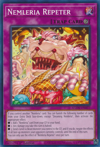 Nemleria Repeter [AGOV-EN077] Common - Card Brawlers | Quebec | Canada | Yu-Gi-Oh!