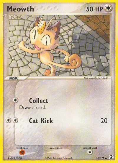 Meowth (69/112) [EX: FireRed & LeafGreen] - Card Brawlers | Quebec | Canada | Yu-Gi-Oh!