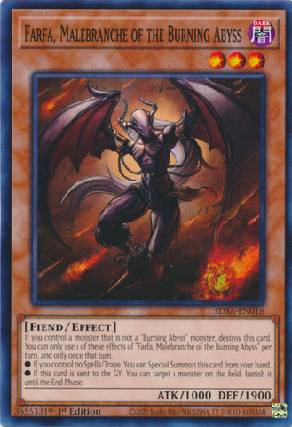 Farfa, Malebranche of the Burning Abyss [SDSA-EN016] Common - Card Brawlers | Quebec | Canada | Yu-Gi-Oh!