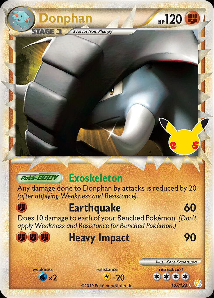 Donphan (107/123) [Celebrations: 25th Anniversary - Classic Collection] - Card Brawlers | Quebec | Canada | Yu-Gi-Oh!