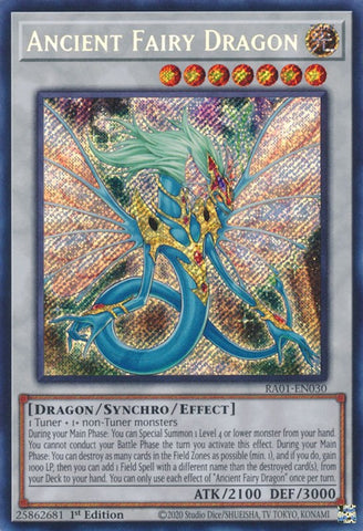 Ancient Fairy Dragon [RA01-EN030] Secret Rare - Card Brawlers | Quebec | Canada | Yu-Gi-Oh!
