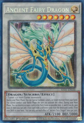 Ancient Fairy Dragon [RA01-EN030] Prismatic Collector's Rare - Card Brawlers | Quebec | Canada | Yu-Gi-Oh!