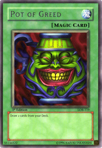 Pot of Greed [LOB-119] Rare - Card Brawlers | Quebec | Canada | Yu-Gi-Oh!