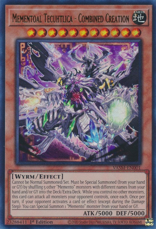 Mementoal Tecuhtlica - Combined Creation [VASM-EN001] Ultra Rare - Card Brawlers | Quebec | Canada | Yu-Gi-Oh!