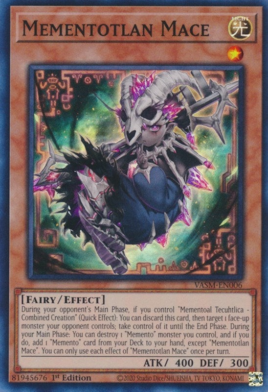 Mementotlan Mace [VASM-EN006] Super Rare - Card Brawlers | Quebec | Canada | Yu-Gi-Oh!