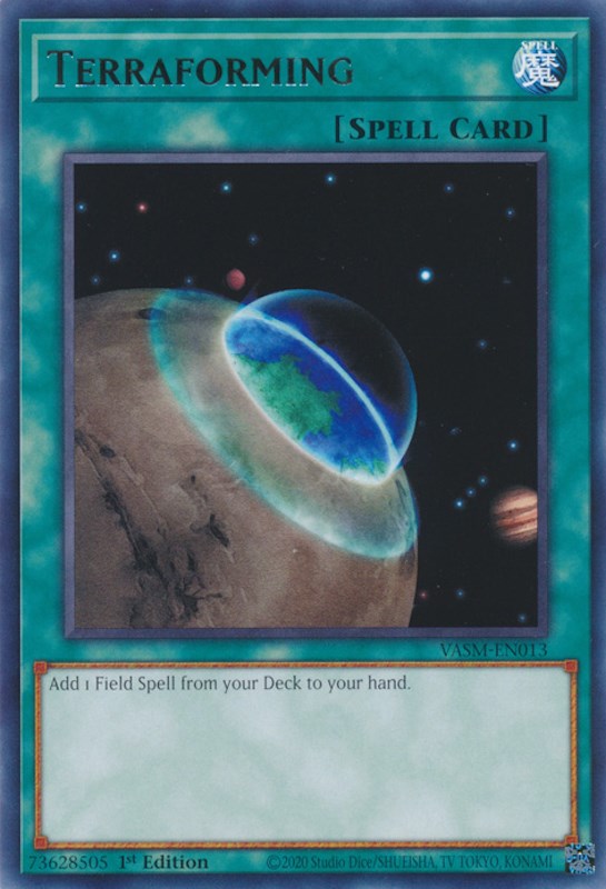 Terraforming [VASM-EN013] Rare - Card Brawlers | Quebec | Canada | Yu-Gi-Oh!