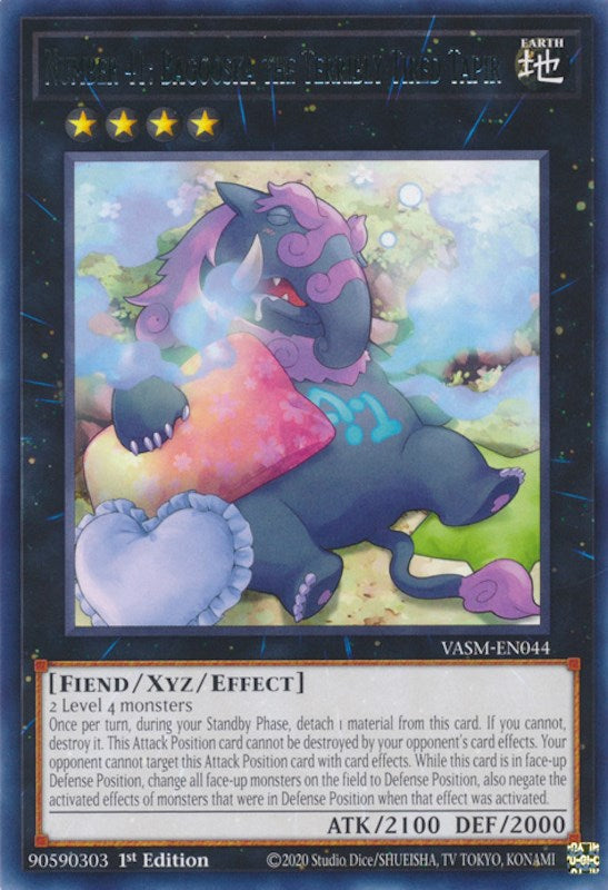 Number 41: Bagooska the Terribly Tired Tapir [VASM-EN044] Rare - Card Brawlers | Quebec | Canada | Yu-Gi-Oh!