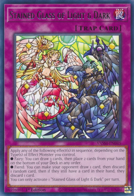 Stained Glass of Light & Dark [VASM-EN045] Rare - Card Brawlers | Quebec | Canada | Yu-Gi-Oh!