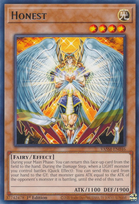 Honest [VASM-EN046] Rare - Card Brawlers | Quebec | Canada | Yu-Gi-Oh!