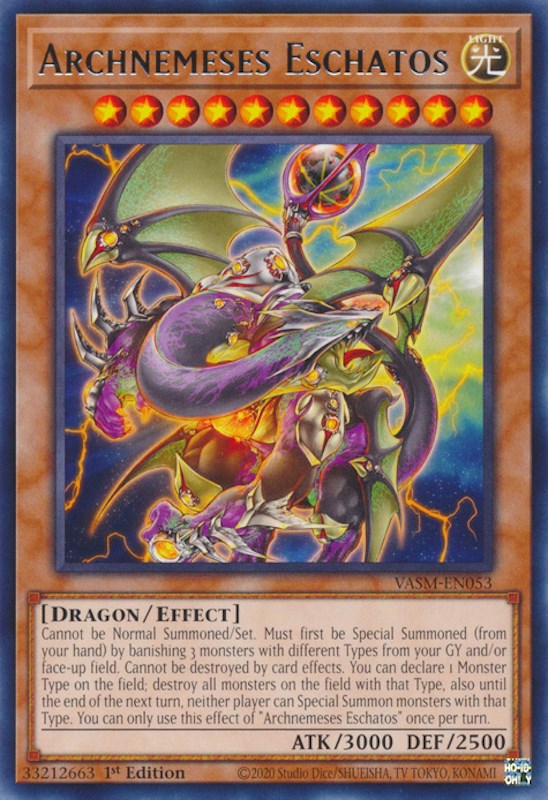 Archnemeses Eschatos [VASM-EN053] Rare - Card Brawlers | Quebec | Canada | Yu-Gi-Oh!