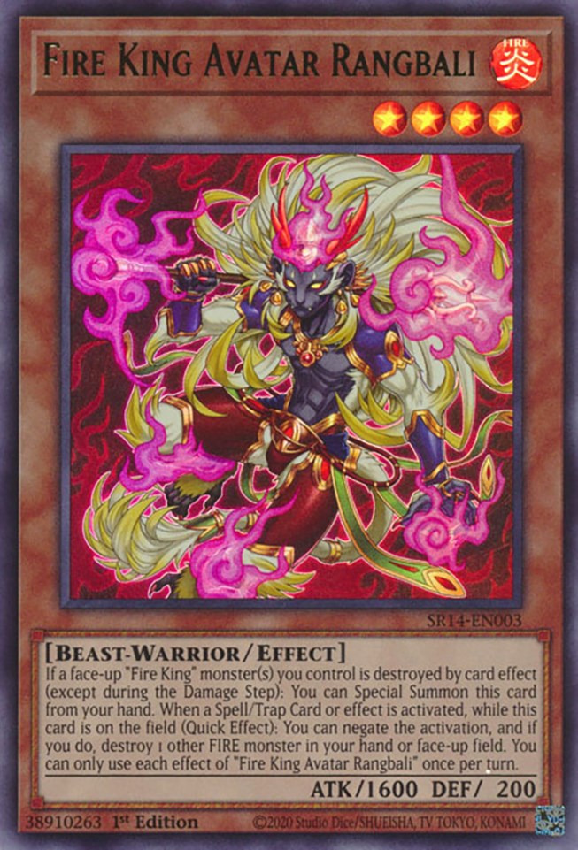 Fire King Avatar Rangbali [SR14-EN003] Ultra Rare - Card Brawlers | Quebec | Canada | Yu-Gi-Oh!