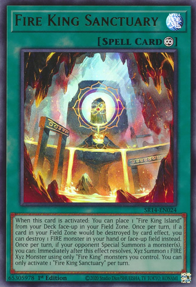 Fire King Sanctuary [SR14-EN024] Ultra Rare - Card Brawlers | Quebec | Canada | Yu-Gi-Oh!