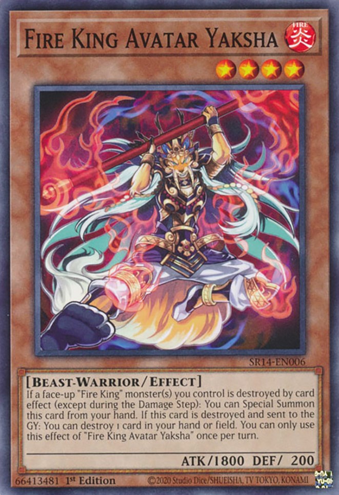 Fire King Avatar Yaksha [SR14-EN006] Common - Card Brawlers | Quebec | Canada | Yu-Gi-Oh!