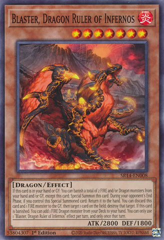 Blaster, Dragon Ruler of Infernos [SR14-EN008] Common - Card Brawlers | Quebec | Canada | Yu-Gi-Oh!