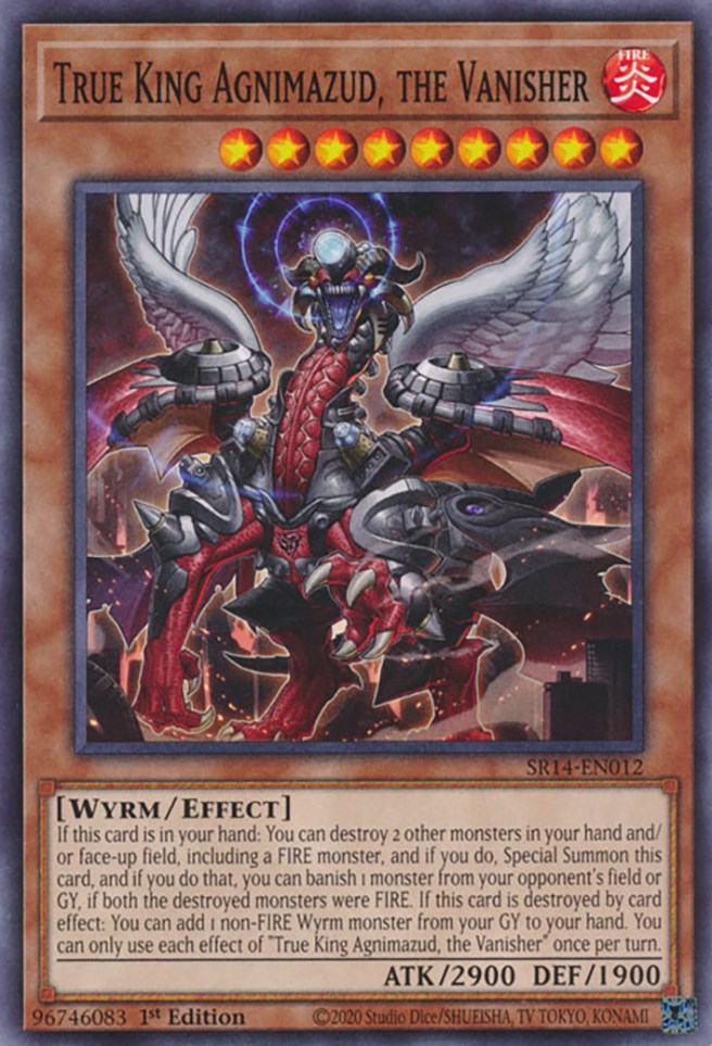 True King Agnimazud, the Vanisher [SR14-EN012] Common - Card Brawlers | Quebec | Canada | Yu-Gi-Oh!