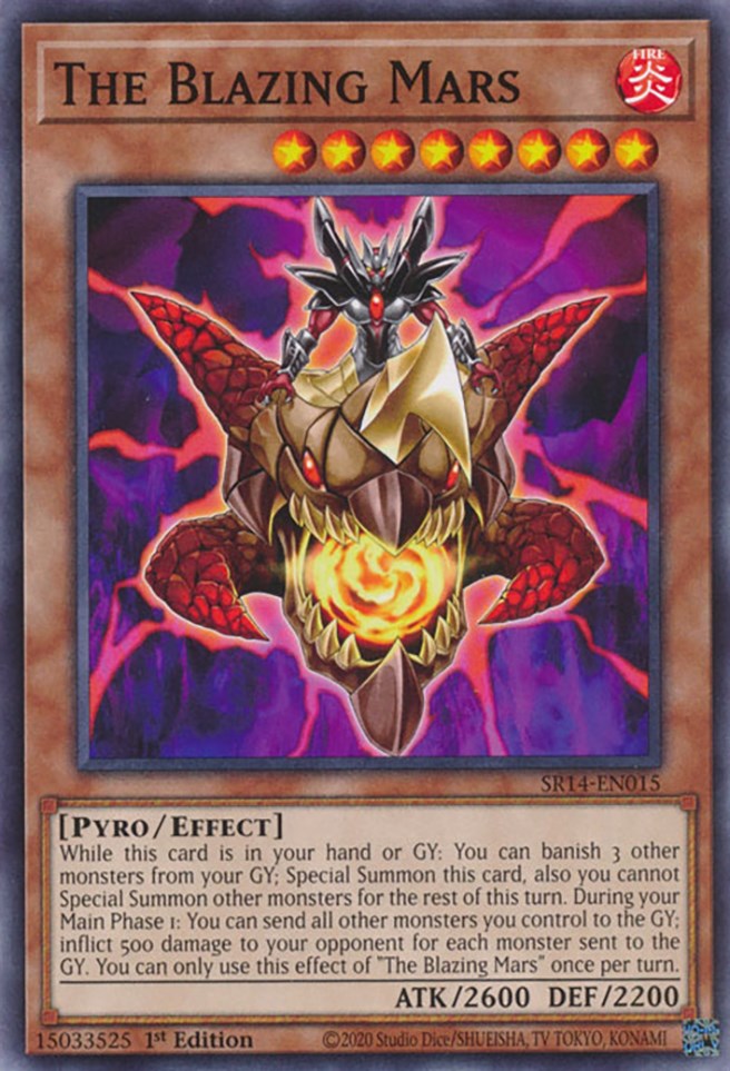 The Blazing Mars [SR14-EN015] Common - Card Brawlers | Quebec | Canada | Yu-Gi-Oh!