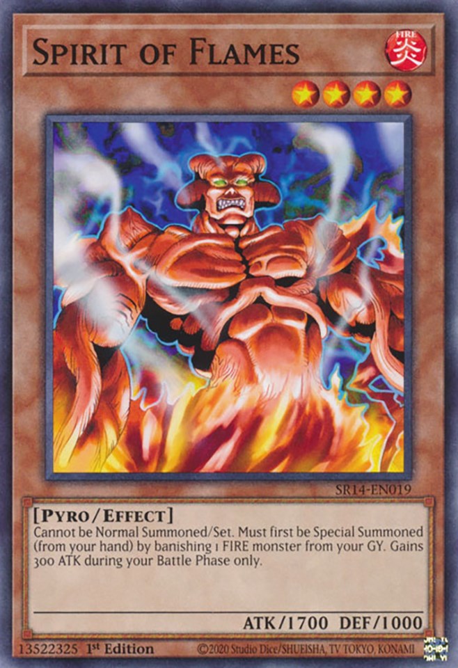 Spirit of Flames [SR14-EN019] Common - Card Brawlers | Quebec | Canada | Yu-Gi-Oh!