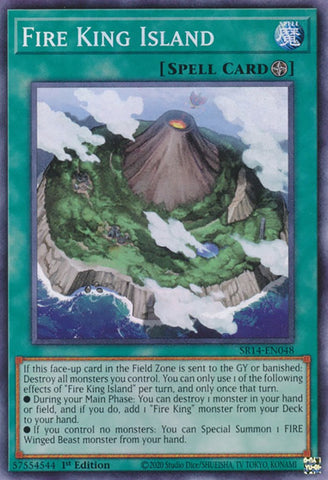 Fire King Island [SR14-EN048] Common - Card Brawlers | Quebec | Canada | Yu-Gi-Oh!