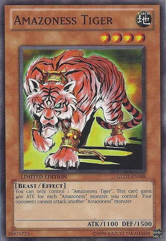 Amazoness Tiger [GLD3-EN008] Common - Card Brawlers | Quebec | Canada | Yu-Gi-Oh!