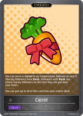 Carrot (Evolved) (CSD01-032EN) [Ready, Set, Umamusume!] - Card Brawlers | Quebec | Canada | Yu-Gi-Oh!