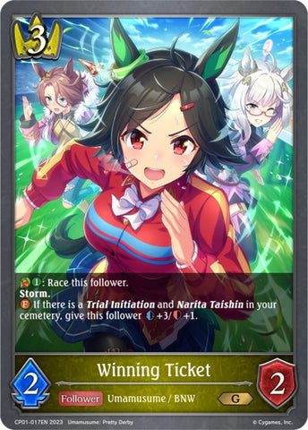 Winning Ticket (CP01-017EN) [Umamusume: Pretty Derby] - Card Brawlers | Quebec | Canada | Yu-Gi-Oh!