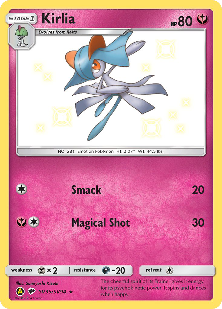 Kirlia (SV35/SV94) [Sun & Moon: Hidden Fates - Shiny Vault] - Card Brawlers | Quebec | Canada | Yu-Gi-Oh!