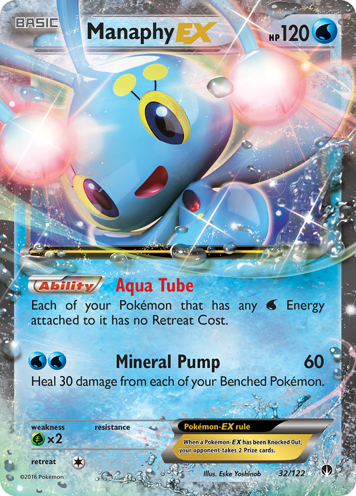 Manaphy EX (32/122) [XY: BREAKpoint] - Card Brawlers | Quebec | Canada | Yu-Gi-Oh!