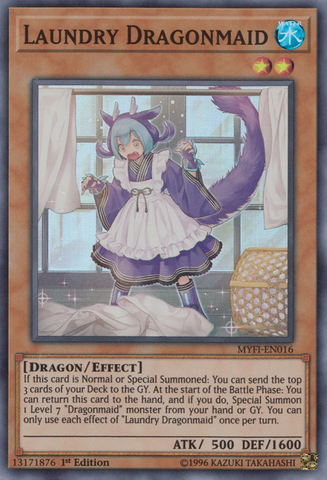 Laundry Dragonmaid [MYFI-EN016] Super Rare - Card Brawlers | Quebec | Canada | Yu-Gi-Oh!