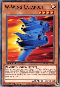 W-Wing Catapult [SGX1-ENC09] Common - Card Brawlers | Quebec | Canada | Yu-Gi-Oh!