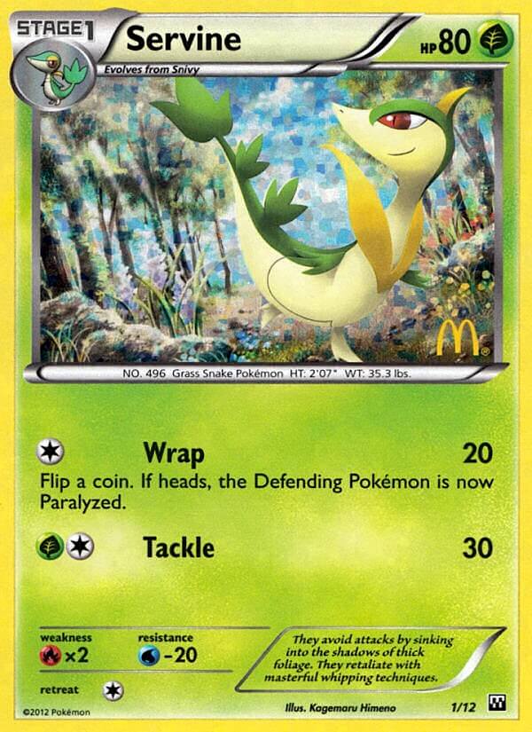 Servine (1/12) [McDonald's Promos: 2012 Collection] - Card Brawlers | Quebec | Canada | Yu-Gi-Oh!