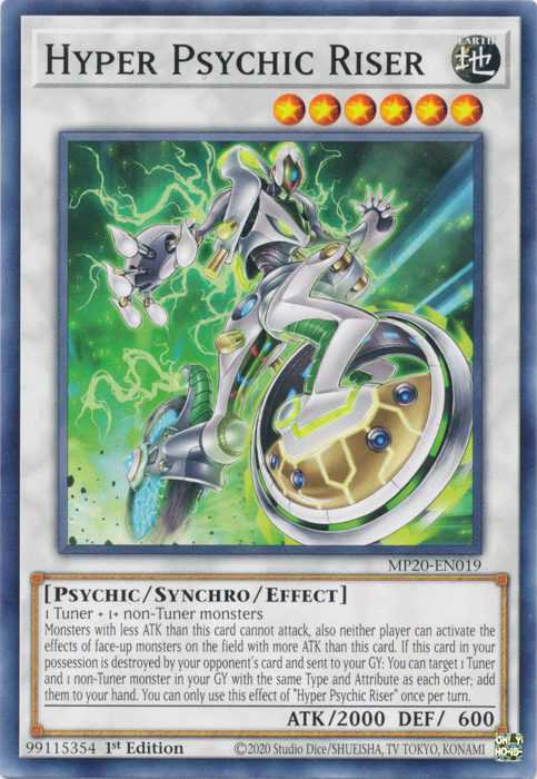 Hyper Psychic Riser [MP20-EN019] Common - Card Brawlers | Quebec | Canada | Yu-Gi-Oh!