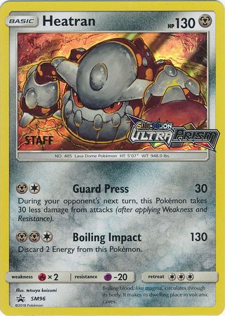 Heatran (SM96) (Staff Prerelease Promo) [Sun & Moon: Black Star Promos] - Card Brawlers | Quebec | Canada | Yu-Gi-Oh!