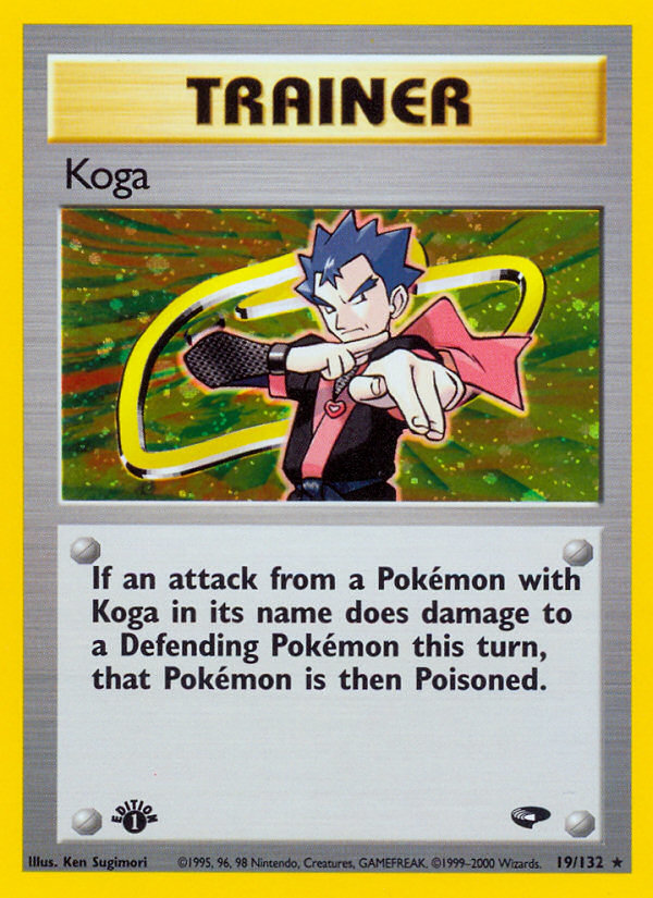 Koga (19/132) [Gym Challenge 1st Edition] - Card Brawlers | Quebec | Canada | Yu-Gi-Oh!