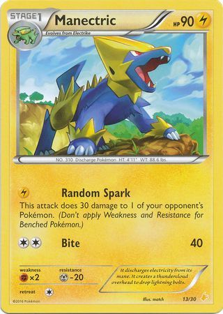 Manectric (13/30) [XY: Trainer Kit 3 - Pikachu Libre] - Card Brawlers | Quebec | Canada | Yu-Gi-Oh!
