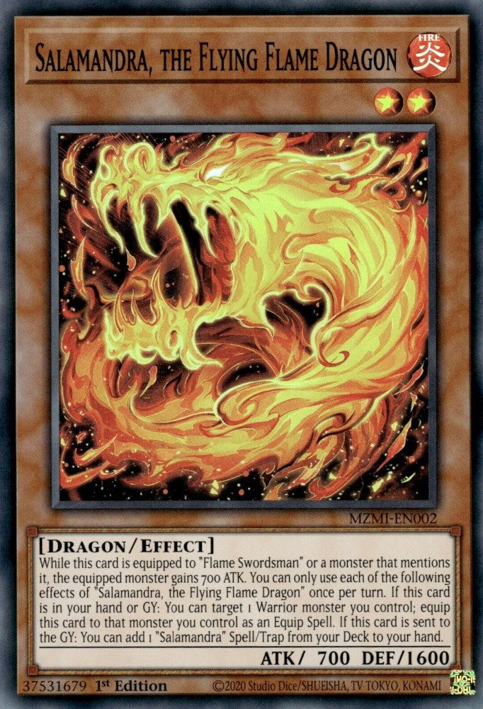 Salamandra, the Flying Flame Dragon [MZMI-EN002] Super Rare - Card Brawlers | Quebec | Canada | Yu-Gi-Oh!