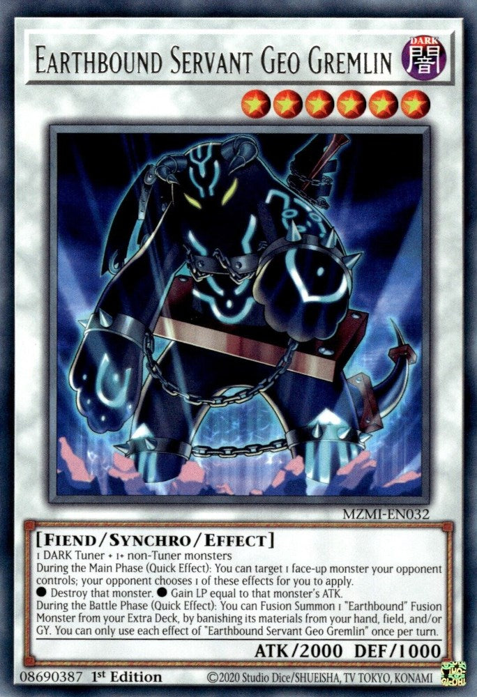 Earthbound Servant Geo Gremlin [MZMI-EN032] Rare - Card Brawlers | Quebec | Canada | Yu-Gi-Oh!