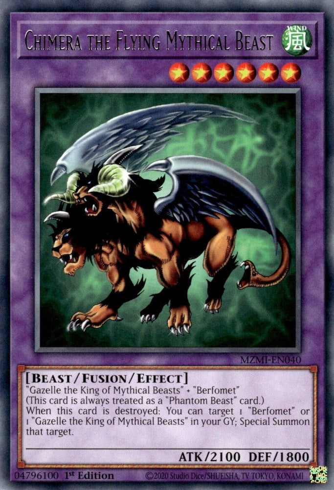 Chimera the Flying Mythical Beast [MZMI-EN040] Rare - Card Brawlers | Quebec | Canada | Yu-Gi-Oh!