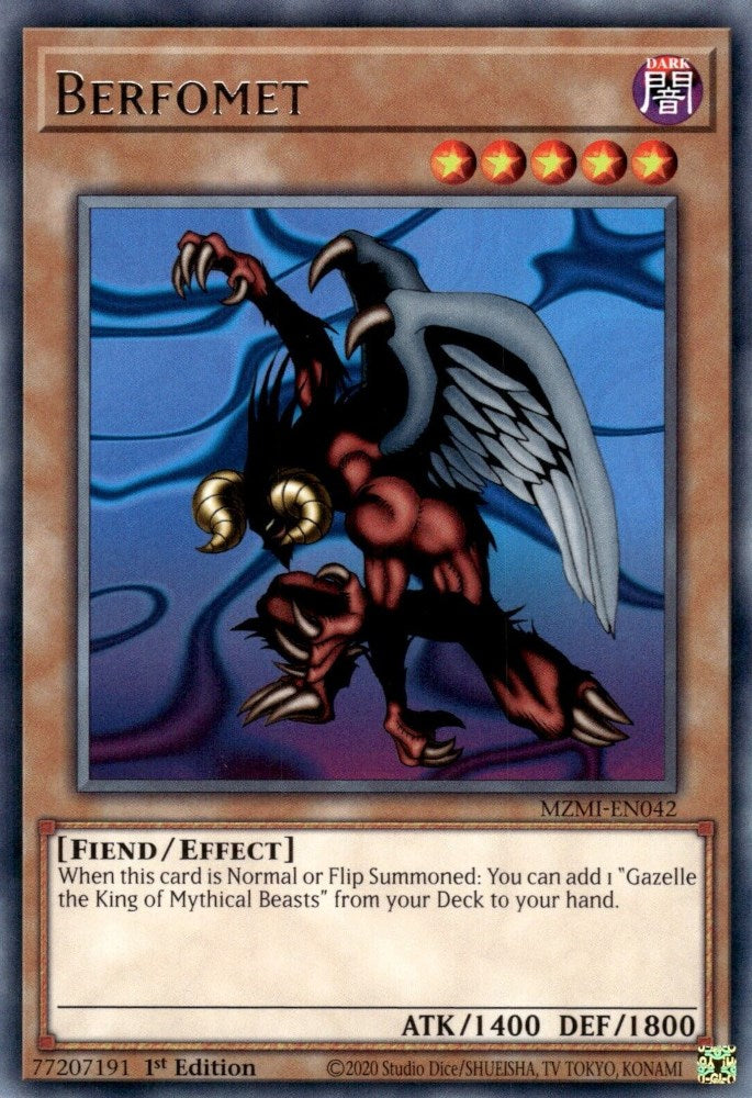 Berfomet [MZMI-EN042] Rare - Card Brawlers | Quebec | Canada | Yu-Gi-Oh!