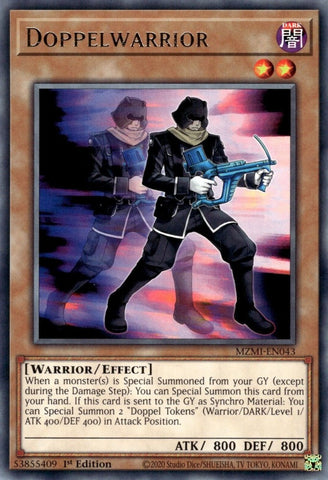 Doppelwarrior [MZMI-EN043] Rare - Card Brawlers | Quebec | Canada | Yu-Gi-Oh!