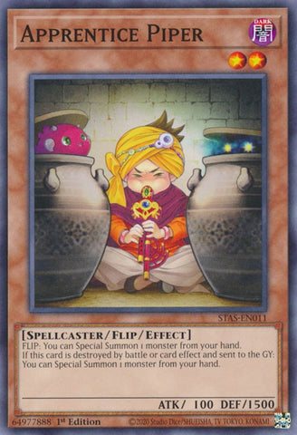 Apprentice Piper [STAS-EN011] Common - Card Brawlers | Quebec | Canada | Yu-Gi-Oh!