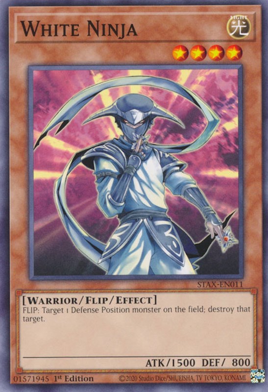 White Ninja [STAX-EN011] Common - Card Brawlers | Quebec | Canada | Yu-Gi-Oh!