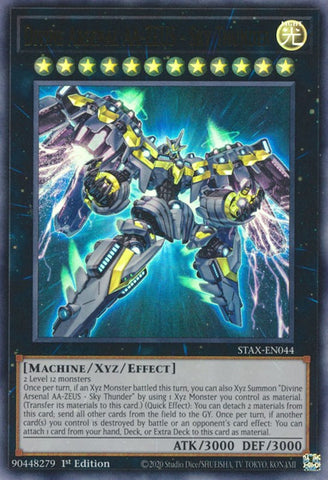 Divine Arsenal AA-ZEUS - Sky Thunder [STAX-EN044] Ultra Rare - Card Brawlers | Quebec | Canada | Yu-Gi-Oh!