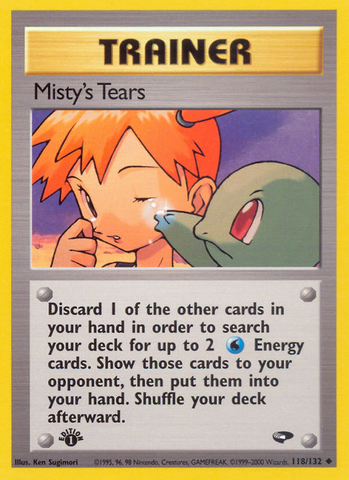 Misty's Tears (118/132) [Gym Challenge 1st Edition] - Card Brawlers | Quebec | Canada | Yu-Gi-Oh!