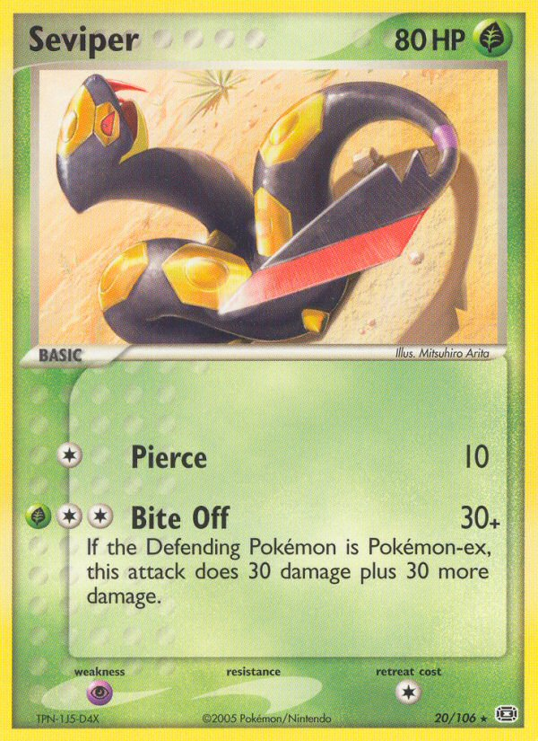 Seviper (20/106) [EX: Emerald] - Card Brawlers | Quebec | Canada | Yu-Gi-Oh!