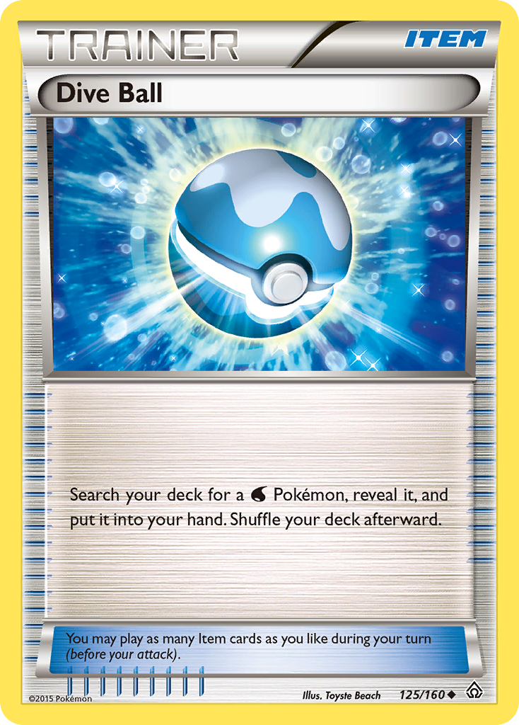 Dive Ball (125/160) [XY: Primal Clash] - Card Brawlers | Quebec | Canada | Yu-Gi-Oh!