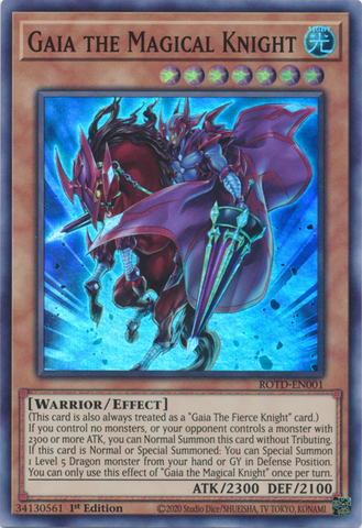 Gaia the Magical Knight [ROTD-EN001] Super Rare - Card Brawlers | Quebec | Canada | Yu-Gi-Oh!