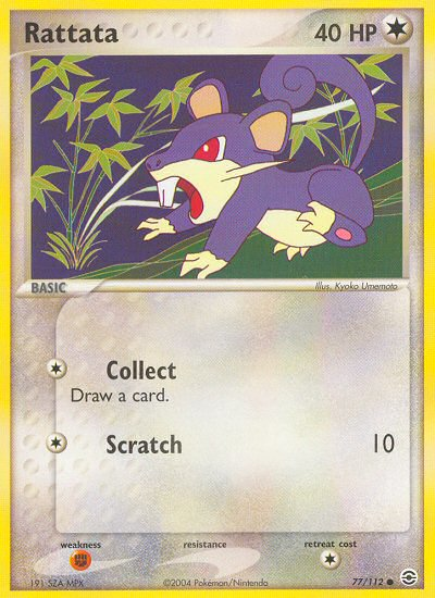 Rattata (77/112) [EX: FireRed & LeafGreen] - Card Brawlers | Quebec | Canada | Yu-Gi-Oh!