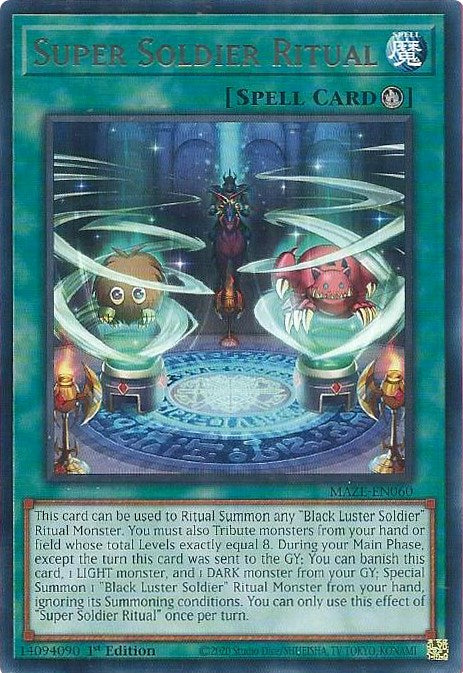 Super Soldier Ritual [MAZE-EN060] Rare - Card Brawlers | Quebec | Canada | Yu-Gi-Oh!